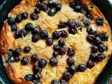 Clafoutis aux pommes et raisin noir muscat