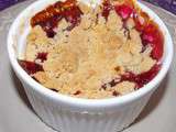 Crumble aux quetsches