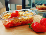 Crumble sable breton aux fraises gariguettes