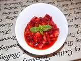 Fraises a la menthe