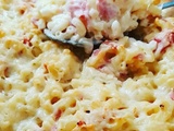 Gratin de coquillettes jambon