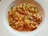 Risotto de coquillettes jambon