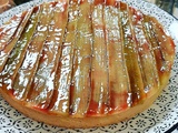 Tarte a la rhubarbe facon philippe conticini