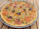 Tarte aux abricots et aux pistaches