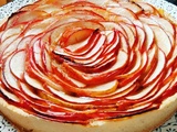 Tarte aux pommes en rosace