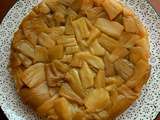 Tarte tatin de rhubarbe