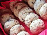 Cookies moelleux aux 3 chocolats