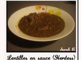 Lentilles en sauce (Herdess)