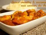 Sauce crevettes & encornets aux saveurs du Sud