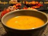 Soupe butternut & pommes de terre