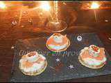 Blinis au saumon & chantilly aux herbes