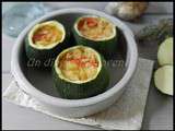 Courgettes farcies au riz et aux tomates