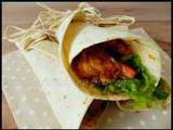 Petit wrap au poulet tex-mex