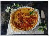 Tarte aux poivrons et aux tomates