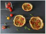 Tartelettes aux tomates cerises et pignons