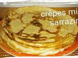 Crêpes miel & sarrazin