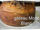 Gâteau Mont-blanc