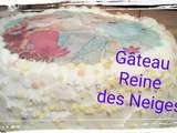 Gâteau Reine des Neiges