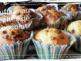 Muffins au pépites au chocolat