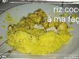 Riz coco a ma façon