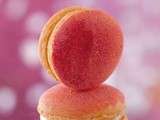 Macaron Néroli : Pêche Blanche-Fleur d'Oranger