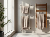 Porte-serviettes mural, sur pied ou chauffant : comment choisir le modèle idéal pour sa salle de bain