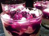 Verrine de mascarpone aux fruits rouges et aux spéculoos