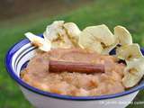 Compote de pommes oranges cannelle sans sucre ajouté