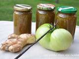 Confiture de tomates vertes