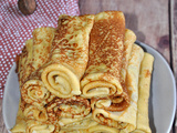 Crêpes sans sucre ajouté