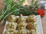 Gougères fanes de carottes cumin