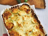 Gratin courgettes fromage de brebis