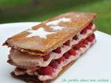 Mille feuilles framboises