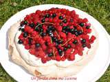 Pavlova fruits rouges