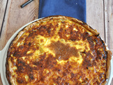 Quiche oignons lardons