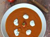 Soupe tomates lentilles corail