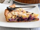 Tarte amandine poires cassis