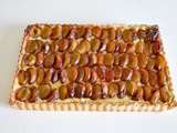 Tarte quetsches amandes vanille