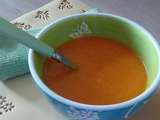 Soupe de carottes et gingembre