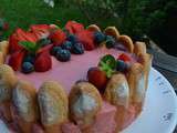 Charlotte aux fraises