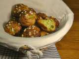 Chouquettes à la pâte de pistaches