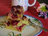 Clafoutis cerise pistache