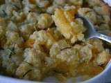 Crumble ananas, mangue et citron vert