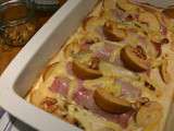 Endives au jambon à la Savoyarde (Reblochon, noix et pommes)