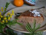 Fondant à la crème de marrons, noisettes et mandarine