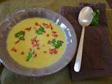 Potage poireaux chorizo