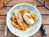 Poulet en sauce ananas & curry