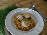 Risotto aux langoustines et St Jacques - Au Companion