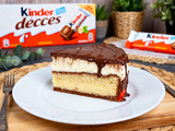 Gâteau Kinder délice xxl facile et rapide à faire chez vous