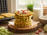 Gaufres aux courgettes saines et savoureuses